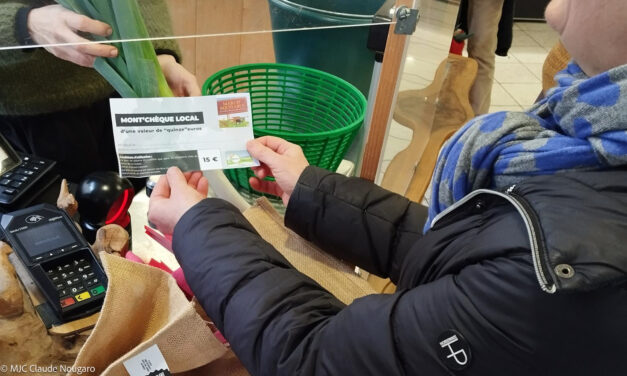 Un chèque solidaire pour manger local