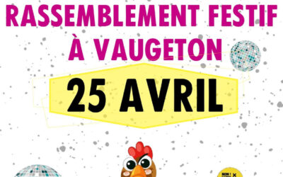 Rassemblement contre un projet de ferme-usine de poules