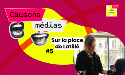Causons médias #5. Sur la place du village à Latillé